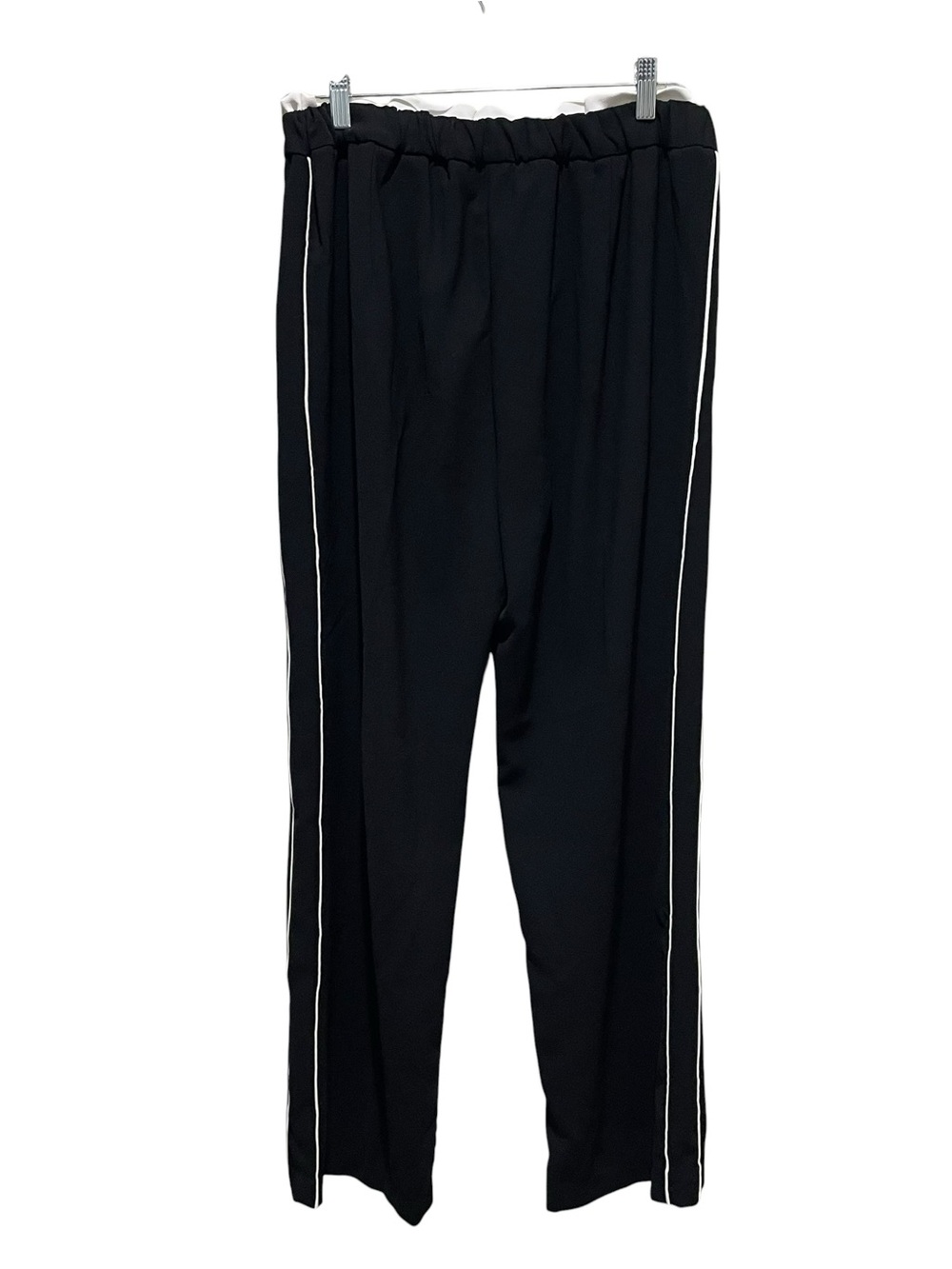 Maeve by Anthropologie Pull On Track Pants Black and White Size Medium NWT - Picture 8 of 8